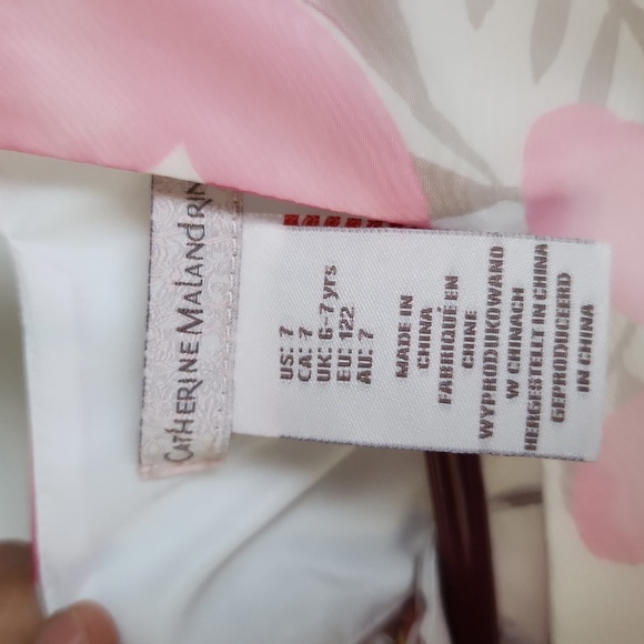 Catherine Malandrino Dress with Butterflies size 6-7 - Picture 8 of 9